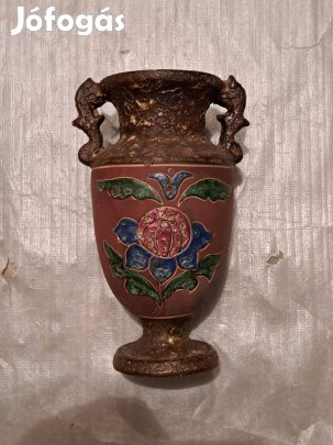 Különleges öntöttvirágváza 40cm.