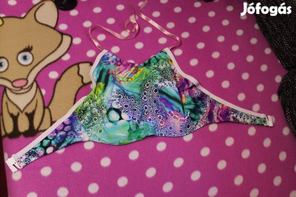 Kulonleges szines mintas bikini felso, 75 D, Uj