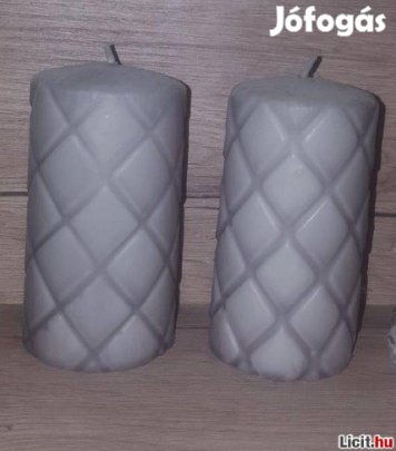 Különleges szürke gyertya, új ! Nézz be hozzám!:) Kiárusítás!