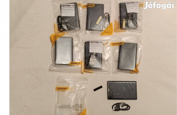 Külső merevlemez ház USB 3.0 2,5 hüvelykes SATA, SSD HDD-ház 6Gbps