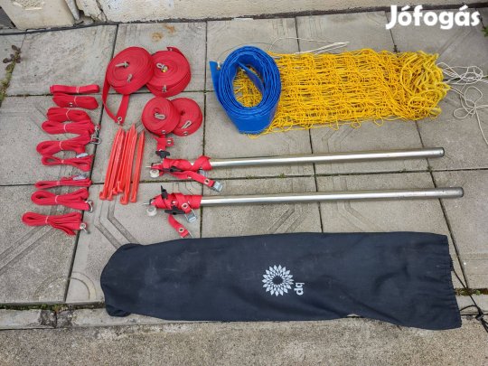 Kültéri Röplabda háló teljes szett ( teljesen újszerű )