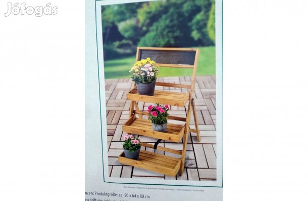 Kültéri beltéri Terasz Polc Virág Állvány Beltér-Védett Kültér 80X64X5