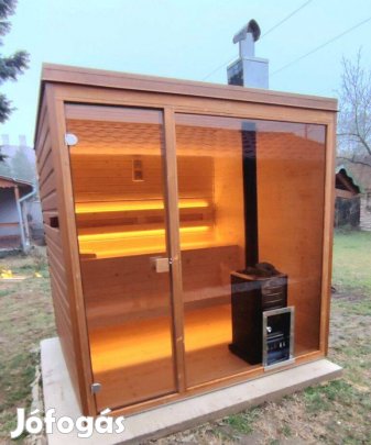 Kültéri finn szauna ház