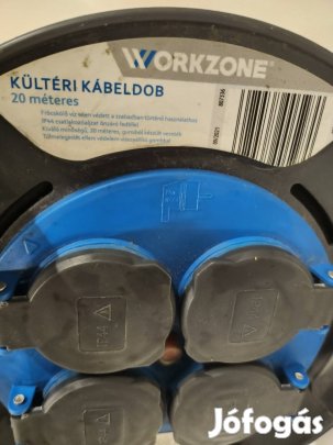 Kültéri kábeldob gumis 20M!