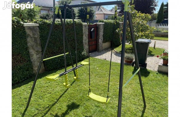 Kültéri vázas hinta, egyszemélyes és kétszemélyes ülőhinta egyben