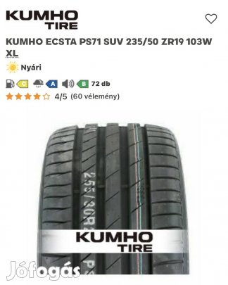 Kumho autogumi használt