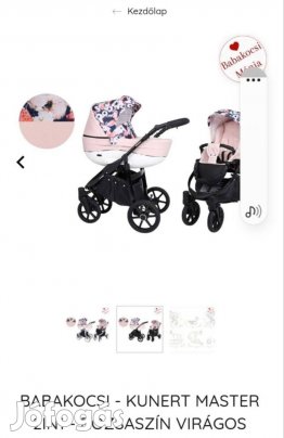 Kunert Master Lányos babakocsi