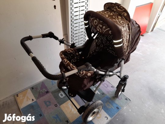 Kunert VIP 3 az 1-ben multifunkciós babakocsi + mózeskosár + hordozó