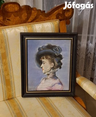 Kunffy Lajos festmény! Párizsi modell!