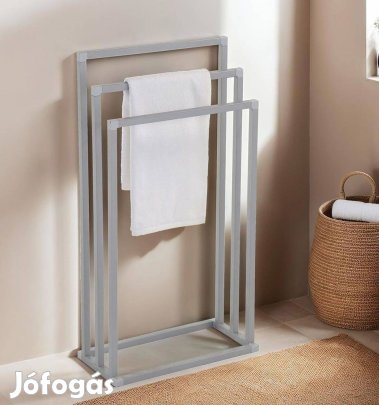 Kuno 3 részes törölközőtartó (világos szürke) 18355