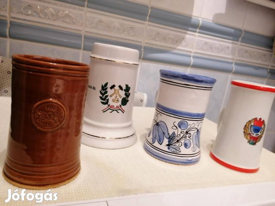 Kupák, korsók különlegesen szép hibátlan