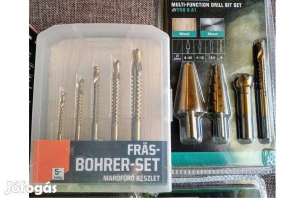 Kúpos vagy Marófúró készlet titánbevonatú gyorsacél fúrószár készlújak