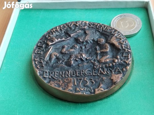 Kutas László érem "Brennbergbánya" 225 éves a magyar szénbán