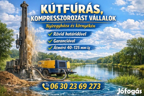 Kútfúrás kompresszorozás 