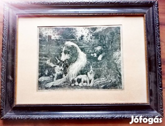 Kutya család - nyomat