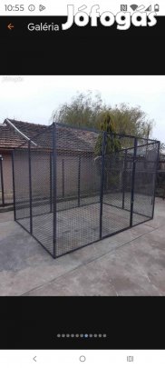 Kutya kennel lemezből (3*2m)