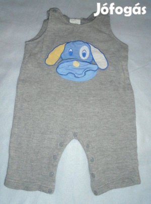 Kutya mintás ujjatlan rugdalózó 3-6 hó (méret 68)