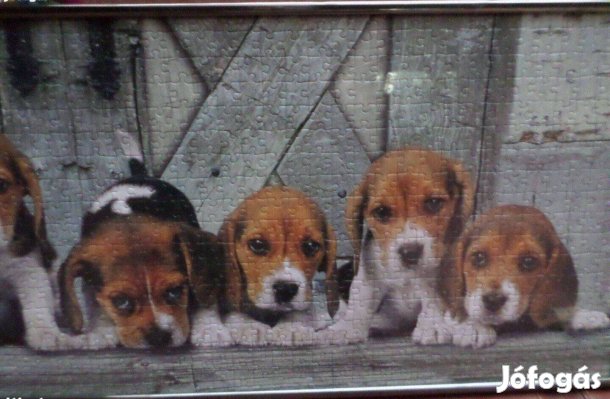 Kutya puzzle kép modern Új nagy méret