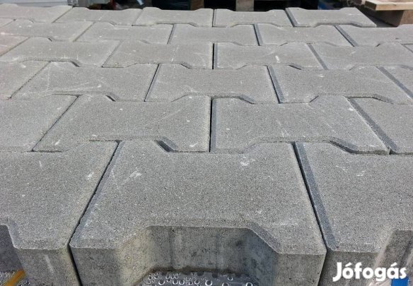 Kutyacsont térkő 6cm Szürke színű