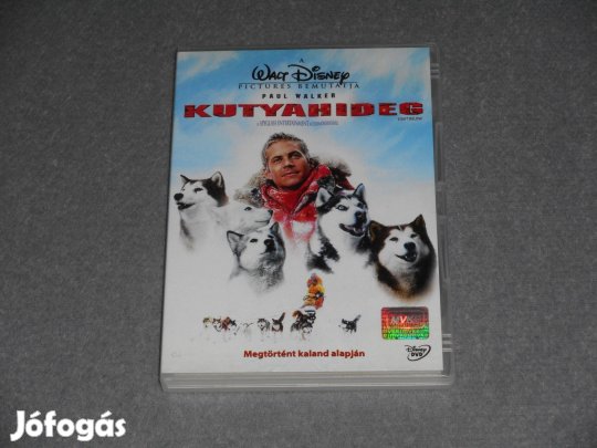 Kutyahideg (2006, Paul Walker) Walt Disney DVD Film Magyar szinkronos
