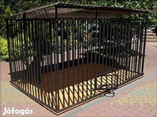 Kutyakennel KL 23T erősített szerkezettel, Dfz16 ingyenes szállítás,