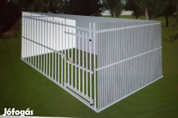 Kutyakennel KL Tervezhető, 3ol/ 3 x 2 m, HZ, ingyenes szállítással, sz
