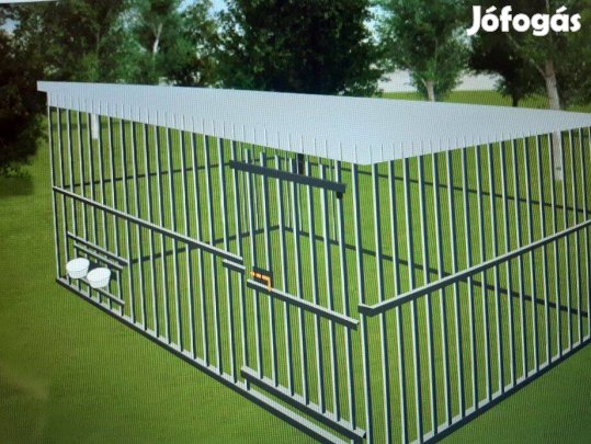 Kutyakennel KL Tervezhető, szökés biztos, 16Z országos ingyenes szállí