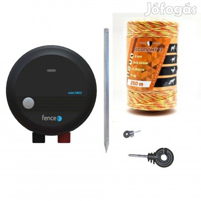 Kutyapásztor, Villanypásztor szett kutyáknak, rókák ellen 80m hosszú