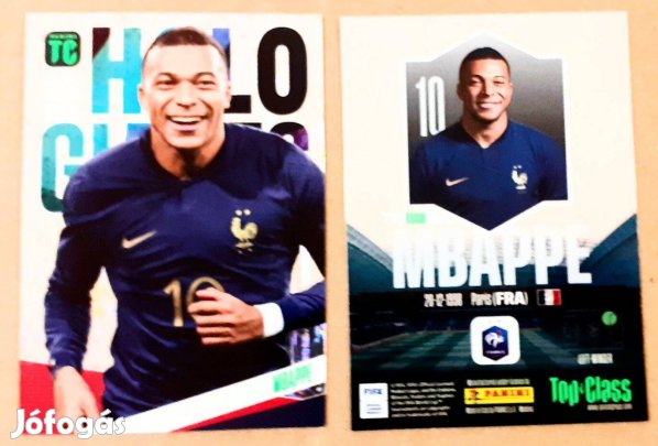 Kylian Mbappé PSG Holo Giants focis kártya Panini Top Class 2024