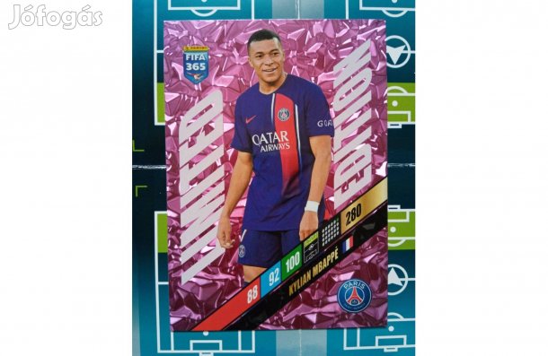 Kylian Mbappe (PSG) Panini Fifa 365 2024 XXL Limited kártya