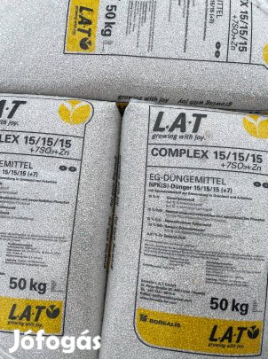 LAT Nitrogen - 50 kg Komplex NPK műtrágya 15-15-15