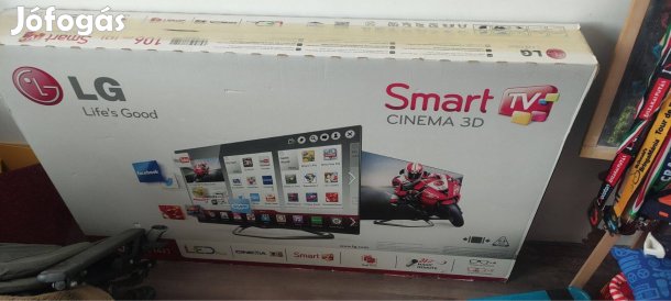 LCD TV, Lg 42la660s eladó, törött,