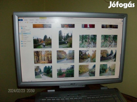 LCD monitor, képernyő Acer AL1916 WA, 19"-os (41X25,5 cm)