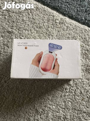 LC-C300 kézmelegítő power bank digitális kijelzővel