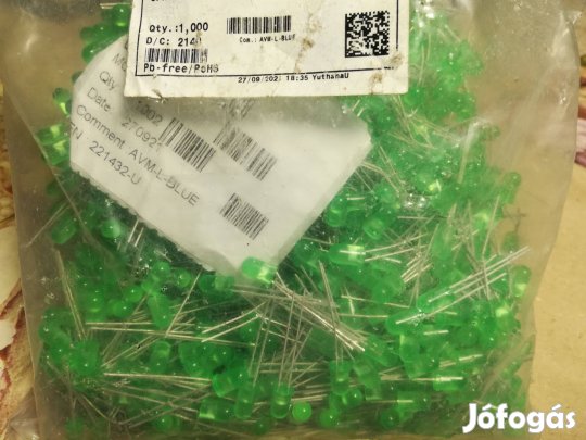 LED 5mm Zöld
