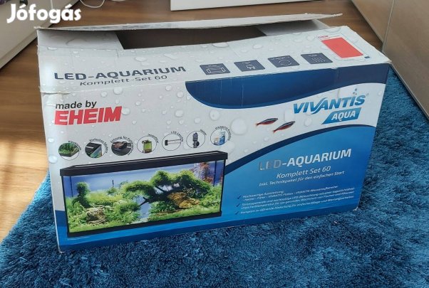 LED Akvárium kiegészítőkkel, dekorelemekkel