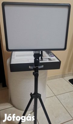 LED Fotó/Videó Lámpa A112 Állvánnyal, távirányítóval Új