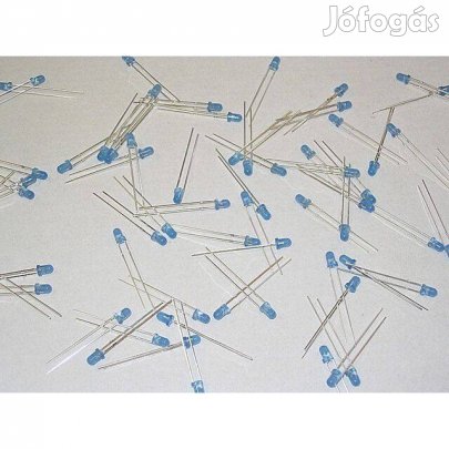 LED - 50db Kék LED, átmérő: 3mm (_)