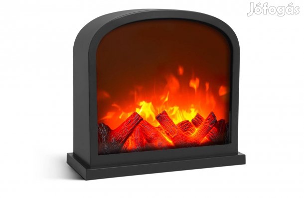 LED-es Kandalló Hangulatvilágítás lánghatással - elemes / USB-s