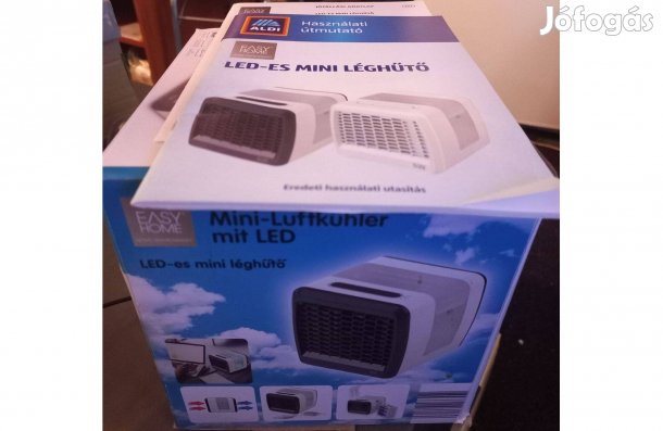 LED-es mini léghűtő, dobozában, garacialevél 1 év, választható fokozat