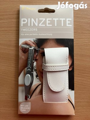 LED-es szemöldökcsipesz Tchibo (+ 6 db gomb elem) Új