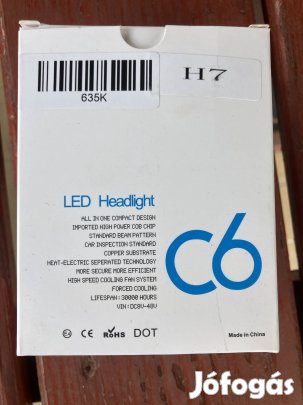 LED izzó pár H7