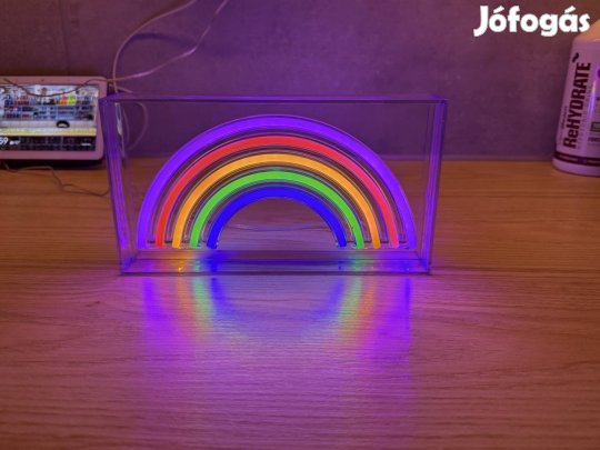 LED szivárvány hangulatfény / "neon" dekor - USB-s - 4.000 Ft