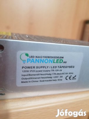LED tápegység 24 Volt - fém házas, ipari
