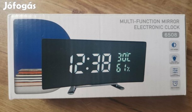 LED tükör kijelzős ébresztőóra Új