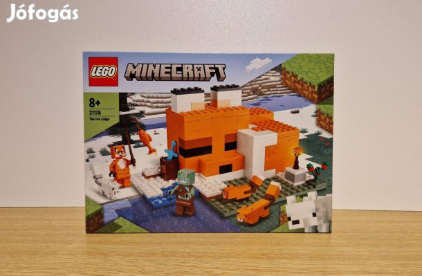 LEGO 21178 Minecraft - A rókaházikó bontatlan, új