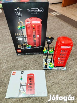 LEGO 21347 London telefonfülke dobozzal, leírással hiánytalan 27500