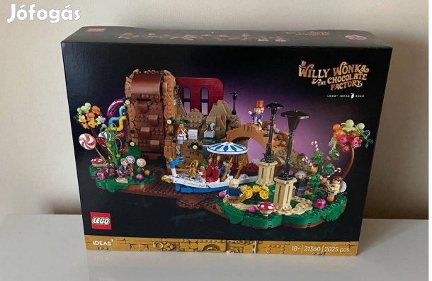 LEGO 21360 - Willy Wonka és a csokigyár Új, Bontatlan!