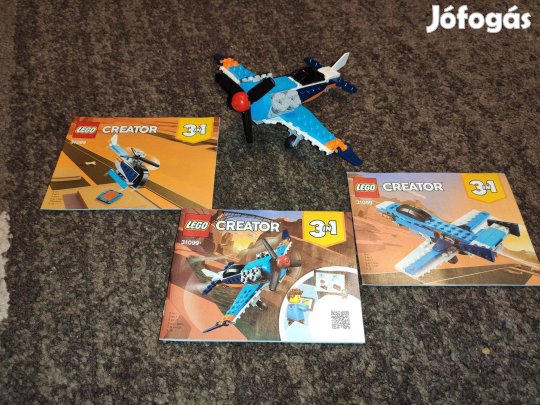 LEGO 31099 Creator - Légcsavaros repülőgép leírással hiánytalan 2000