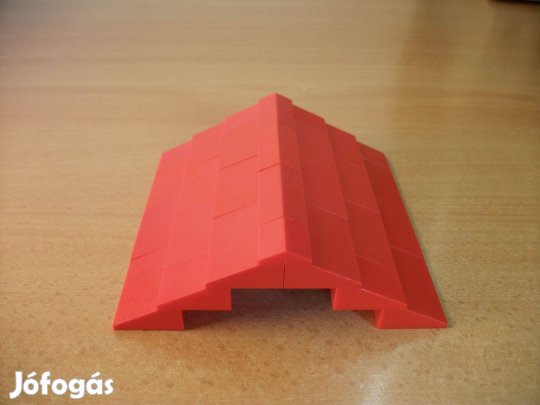 LEGO 33 fokos tetőkockákból épített tető
